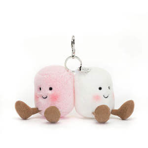 Jellycat Amuseables Pair Of Marshmallows Bag Charm